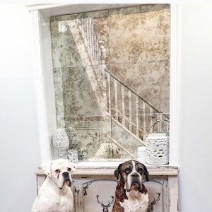 antique mirror tiles, distressed mirror tiles, antique mirror tile backsplash meny sizes available
