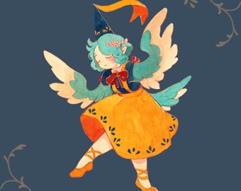 Clear Sticker - Little Dancing Goose