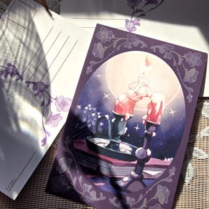Postkarte - Kerzenfrauen