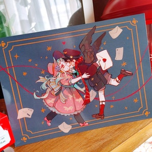 Postal grande - Carta de amor de JSHK