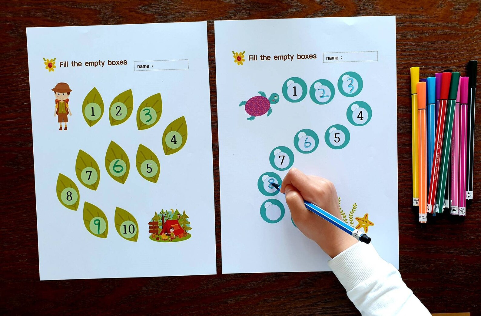 Plants math worksheets nz