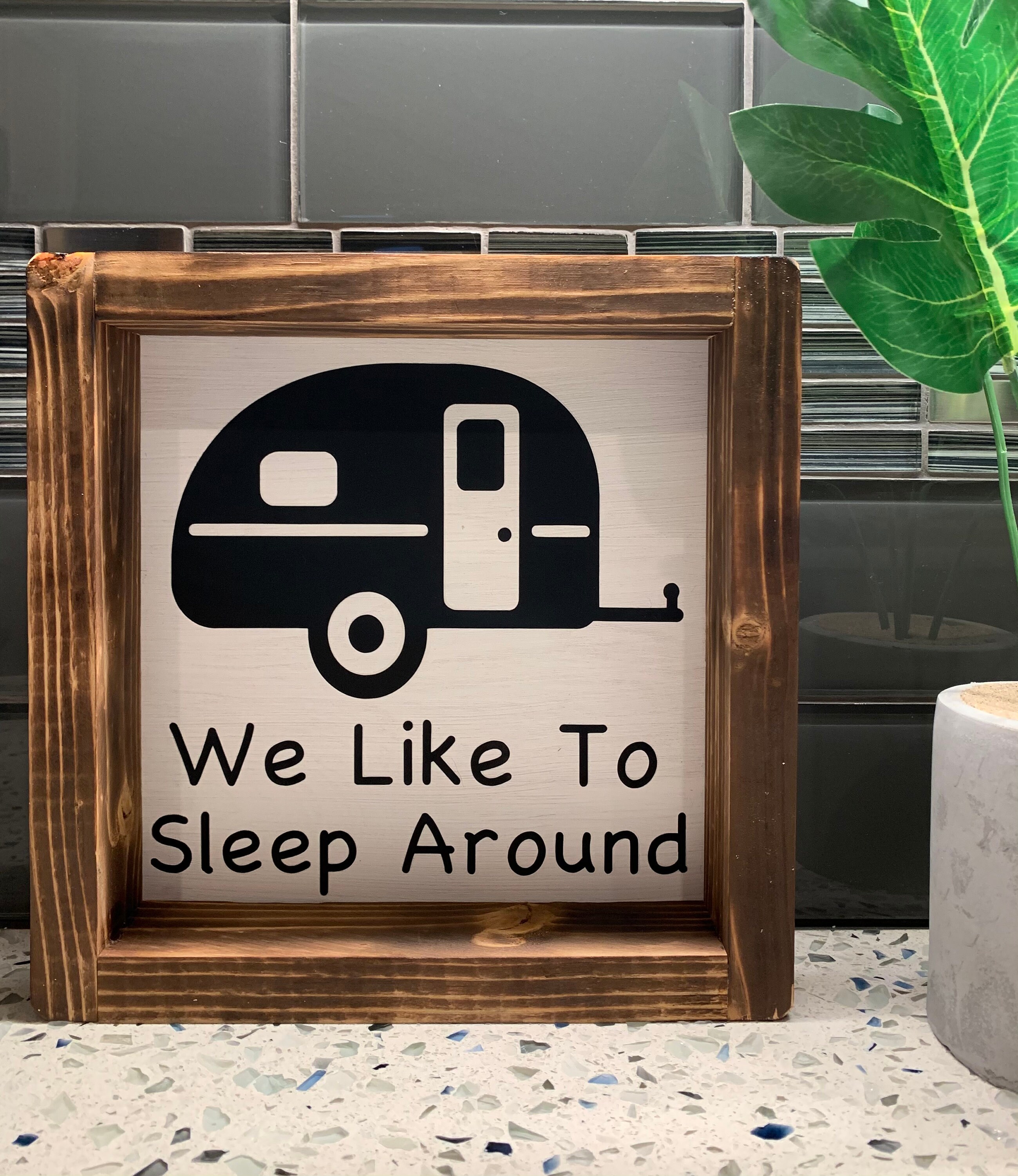 Camping RV Outdoor Signs. Trailer Sleeping Around Etsy