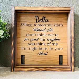 Mémorial pour animaux de compagnie | Perte d&#39;animal de compagnie | Panneau commémoratif pour animal de compagnie Rainbow Bridge | Panneau en bois | Porte-collier pour animal de compagnie | Souvenir d&#39;animal de compagnie | Cadeau personnalisé pour animal de compagnie | Chien