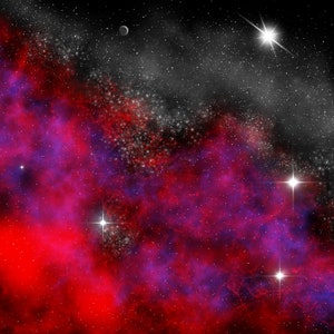 BNA306 - Beautiful Nebula - Digital Download - Originally Produced in A3 at 300dpi. Colourful Space and Cosmos Image.
