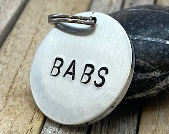 Engraved Dog Tag, Name Tag, Custom Dog Collar Tag, Tag for Dogs  Cat, Personalized, Pet ID Tag in silver or gold, Kitten Cat ID Charm