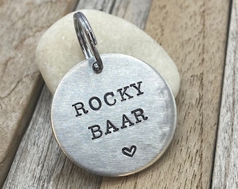 Personalisierte Hund ID Tag, Hundehalsband Anhänger, Hundemarke für Hunde oder Katze, benutzerdefinierte Haustier ID Tag, Hund Namensschild Haustier Tag, Kätzchen Katze ID Anhänger