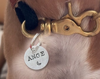 Brass or Aluminium Dog Tag Coin, Name Tag for Pet, Personalized Custom ID Tags for Dogs and Cats