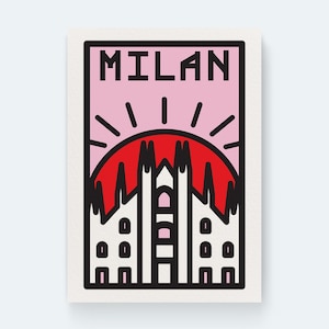 Milan, Duomo di Milano, Line Print