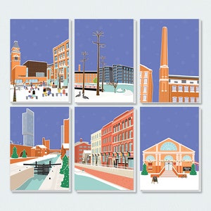 Tarjetas navideñas de Manchester