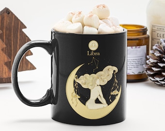 Scales Libra Funny Zodiac Star Sign Coffee Mug 22 October - Great Birthday Gift For Coffee Lovers Born 23 September #A4 Scales Libra Funny Zodiac Star Sign Coffee Mug 22 October - Great Birthday Gift For Coffee Lovers Born 23 September #A4
