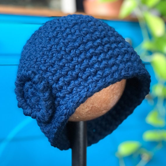 Blue Crochet Design Women\'s Cap Women Crochet Summer Hat Women Summer Hat in Blue Color  main image 2