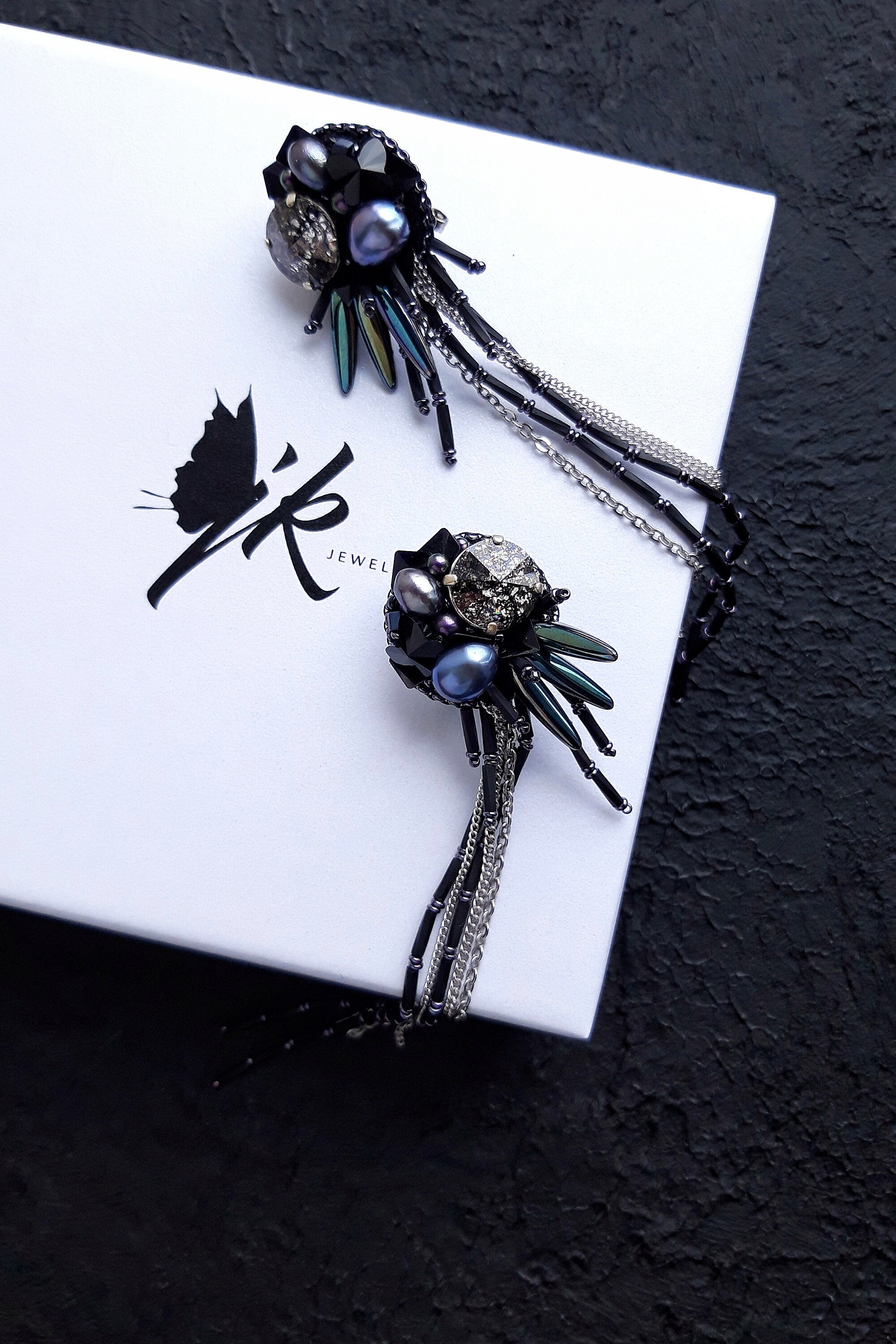 COSMIC CARTOUCHE EARRINGS SILVER