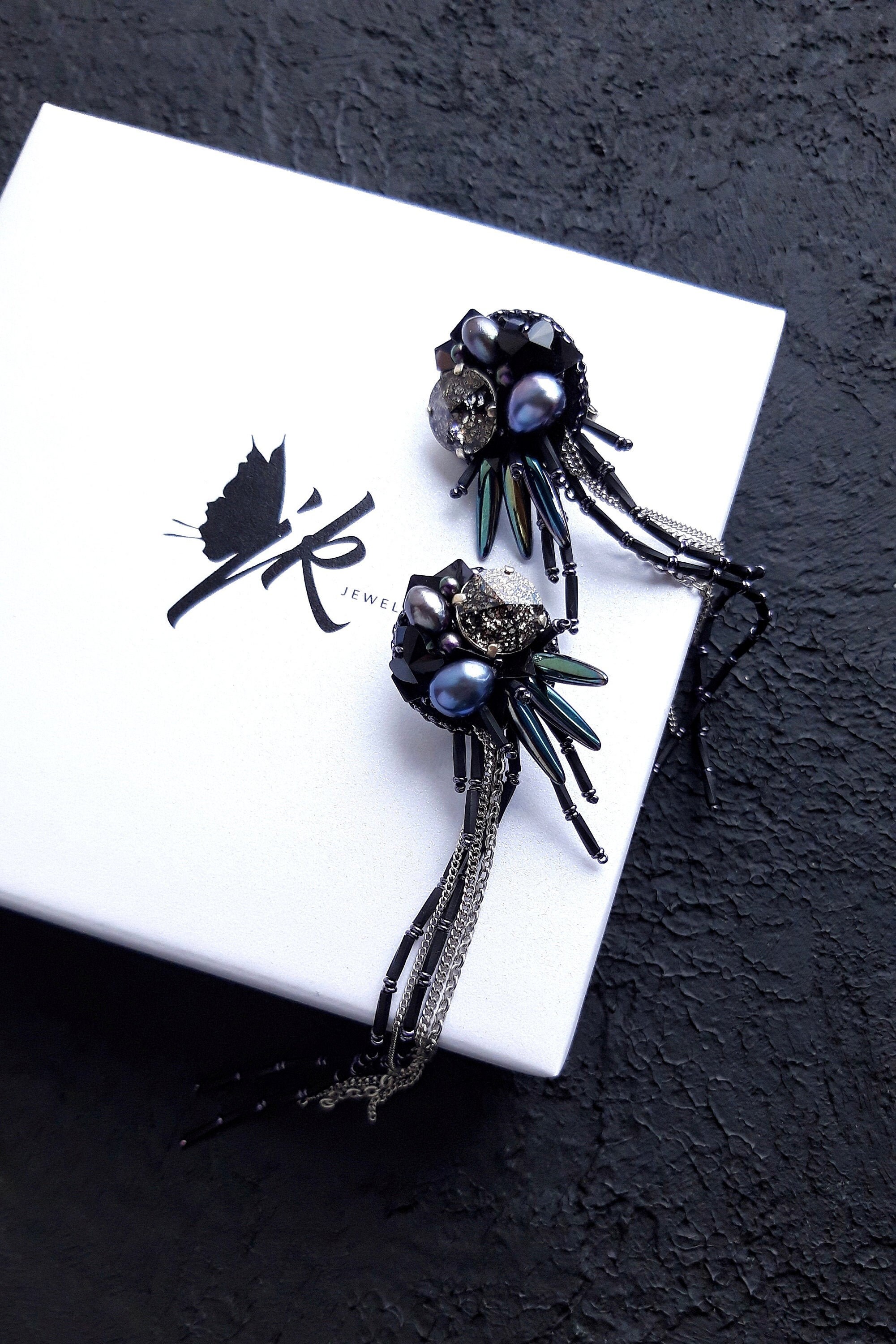COSMIC CARTOUCHE EARRINGS SILVER