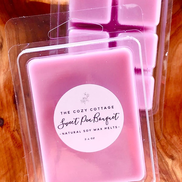 Sweet Pea Wax Melt Etsy