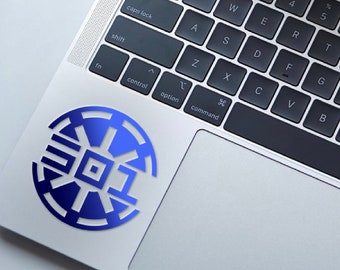 Star Wars 501st Legion Emblem  - METALLIC Blue or White Permanent Vinyl Decal