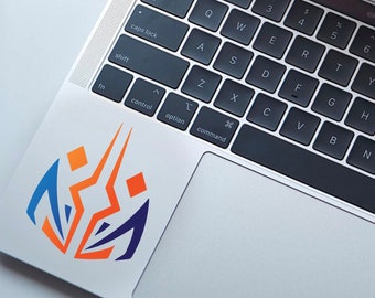 Star Wars Fulcrum Jaig Eyes - METALLIC Orange Blue Permanent Vinyl Decal