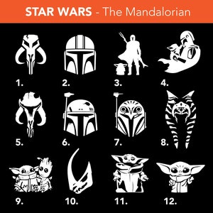 Star Wars The Mandalorian - Permanent Vinyl Decals