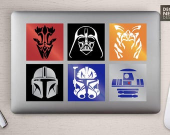 Star Wars Square Icons of the Galaxy Vinyl Decals