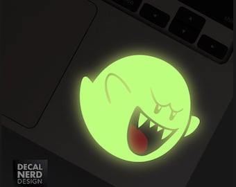 Super Mario Boo - Glow or white Permanent Vinyl Decal