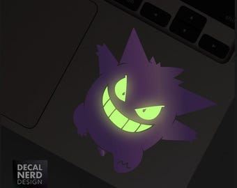 Pokemon Gengar - Glow Permanent Vinyl Decal