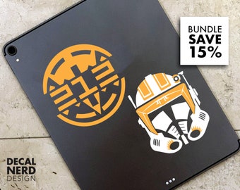 Cody 212 BUNDLE - 2 Yellow and White Permanent Vinyl Decals
