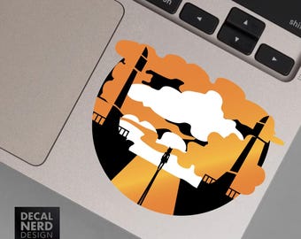 Star Wars Clone Wars Ahsoka Leaves Jedi - METALLIC Orange Permanent Vinyl Decal