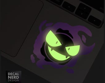 Pokemon Ghastly - Glow Permanent Vinyl Decal