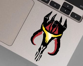 Star Wars Gar Saxon Mythosaur - Red/Black Permanent Vinyl Decal