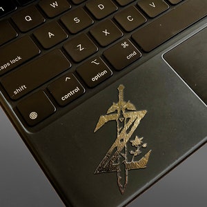 Legend of Zelda - METALLIC Textured Glossy Gold Permanent Vinyl Decal image 7