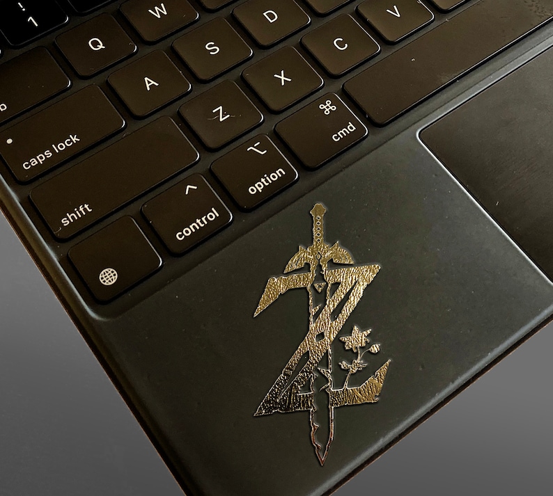 Legend of Zelda - METALLIC Textured Glossy Gold Permanent Vinyl Decal image 7