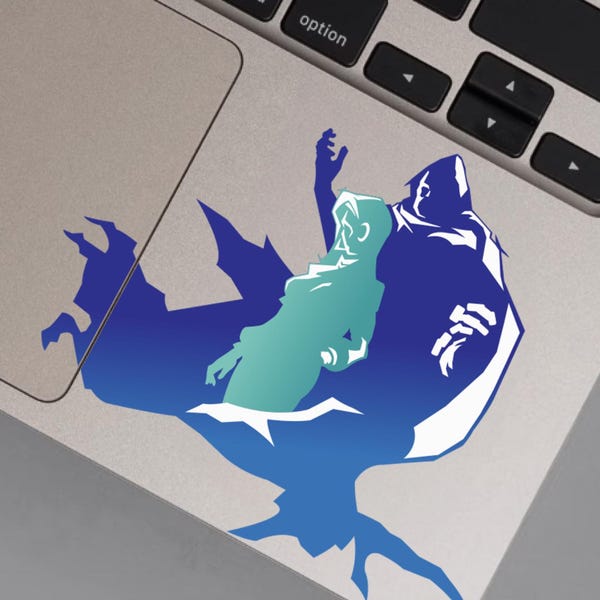 Marvel Rivals Cloak and Dagger - Blue/Teal Metallic Permanent Vinyl Decal