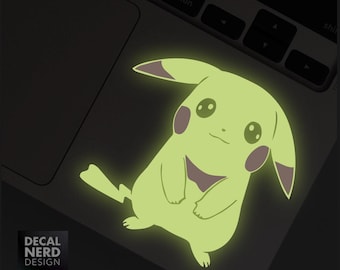 Pokemon Peakychu  Pikachu - Glow Permanent Vinyl Decal