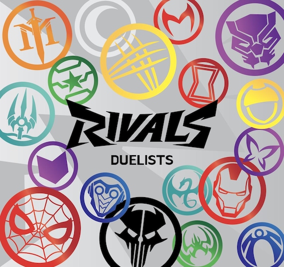 Marvel Rivals Duelist Icons - Metallic Permanent Vinyl Decals - Etsy