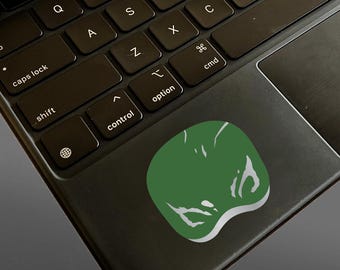 Star Wars Clone Wars Kanan Jarrus - METALLIC silver and green Vinyl Decal