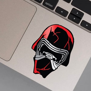 Star Wars Kylo Ren - METALLIC Red/Silver Permanent Vinyl Decal