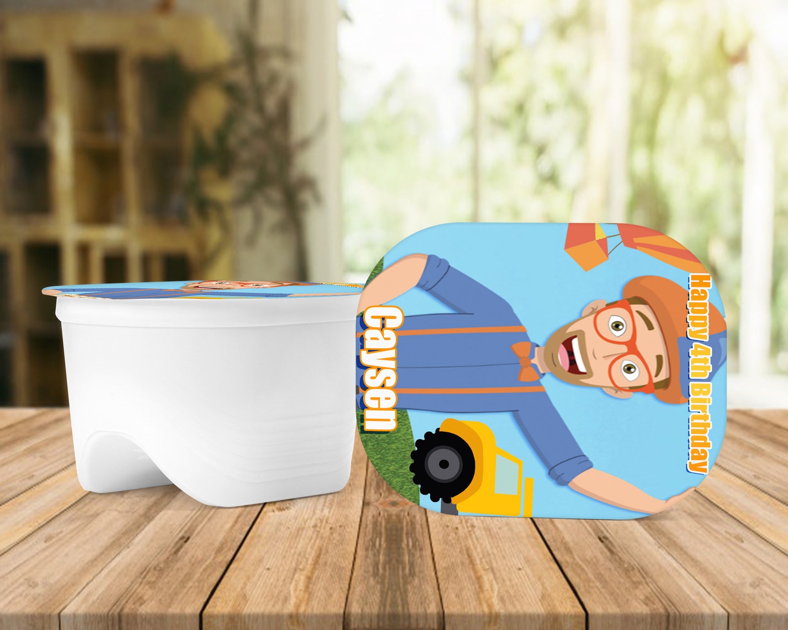 Blippi birthday party theme treat favor PNG PDF digital file Etsy