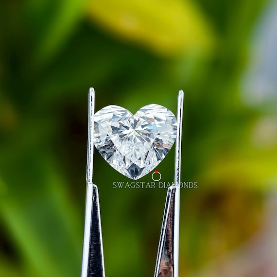 1.00 to 5.00 CARAT heart Cut Lab Grown Loose Diamond IGI Certified Man Made Diamond For Engagement Ring Lab Diamond ALL Colour clarity