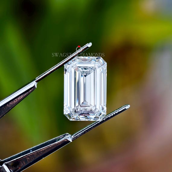 1.00 to 5.00 CARAT Emerald Cut Lab Grown Loose Diamond IGI Certified Man Made Diamond For Engagement Ring Lab Diamond ALL Colour clarity