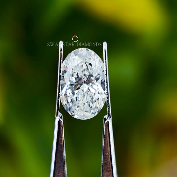 1-5 CT Oval Lab Grown Loose Diamond, IGI Certified