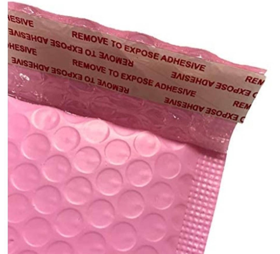 5/10/15 qty Pink Bubble wrap Express Bag Lightweight Bubble Etsy
