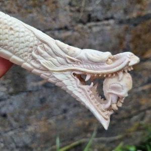Deer antler carving Dragon