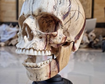 Skull art Wooden Carving