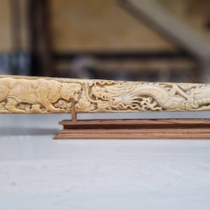 bone carving Sword fish dragon