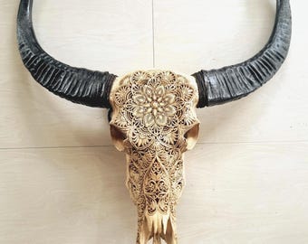 skull carving