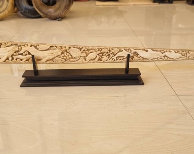 bone carving swordfish carving ocean live