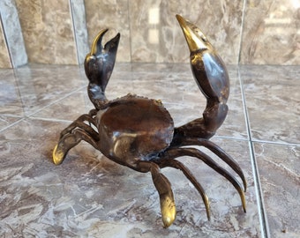 Art object Brass crab sculpthure