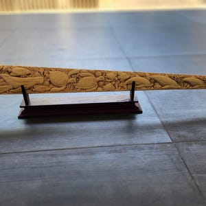bone carving swordfish carving ocean live