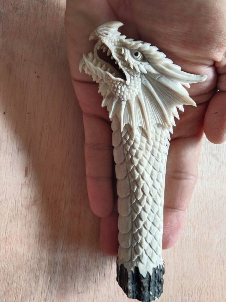 Acrylic Knife Handle Scales Dragon Fruit 