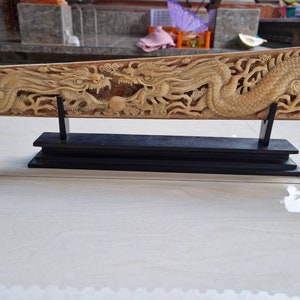 bone carving Sword fish dragon