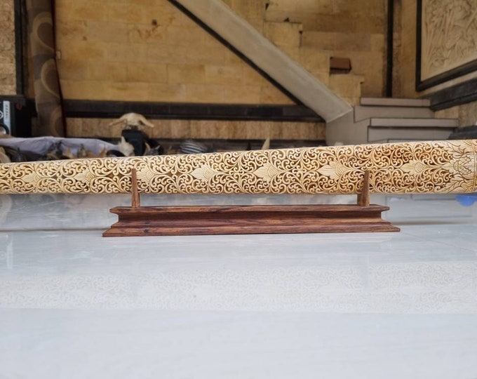 bone carving patern swordfish